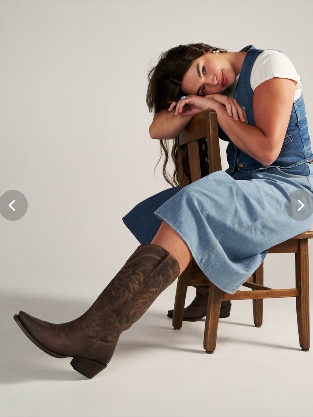 The Annie Wide Calf Cowboy Boots - Picture 7 of 8